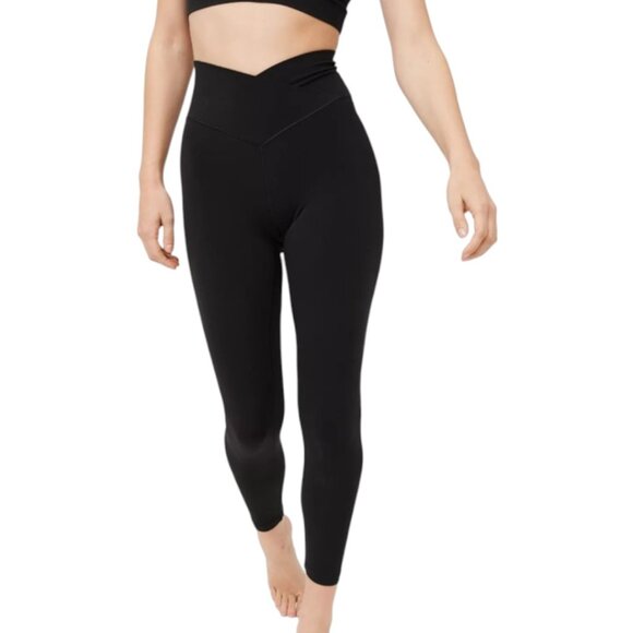aerie Pants - OFFLINE By Aerie Real Me High Waisted Crossover Legging Size Medium Black